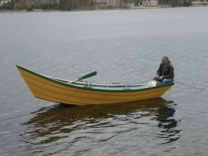 Dory, Nova Scotia, Donna Muller, oil painting