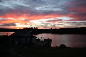 Evening Sky, Shad Bay, Bayside, Nova Scotia, Donna's Ocean Cottage Rental