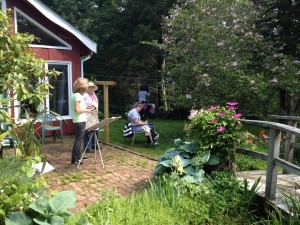Plein Air Painting at Rae Smith's 020