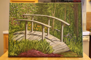 Plein Air, Painting for sale, garden painting
