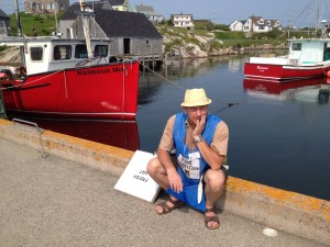 Plein Air painting, Peggy's Cove, Festival of the Arts