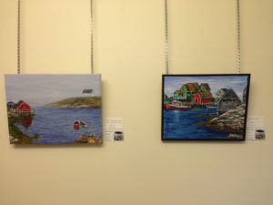 Peggy's Cove, dock, village, Nova Scotia, artist, Donna Muller, Neil Balkwill