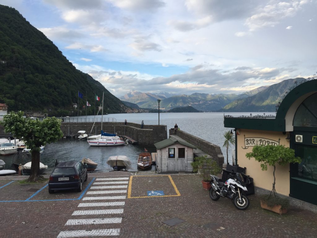 Argegno, Lake Como, Italian village, home to George Clooney, boats, water, swiss alps, mountains,