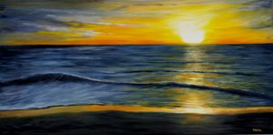 Sunset, water, Donna Muller