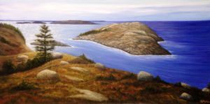 Polly Cove, Peggy's cove, Nova Scotia, rocks, ocean, water, landscape, Atlantic Ocean