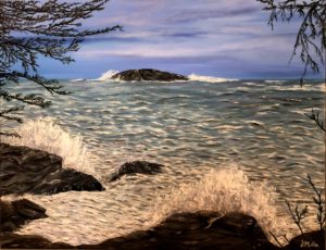 Prospect, Hurricane, winds, water, waves, The gull rocks, Shad Bay, Nova Scotia