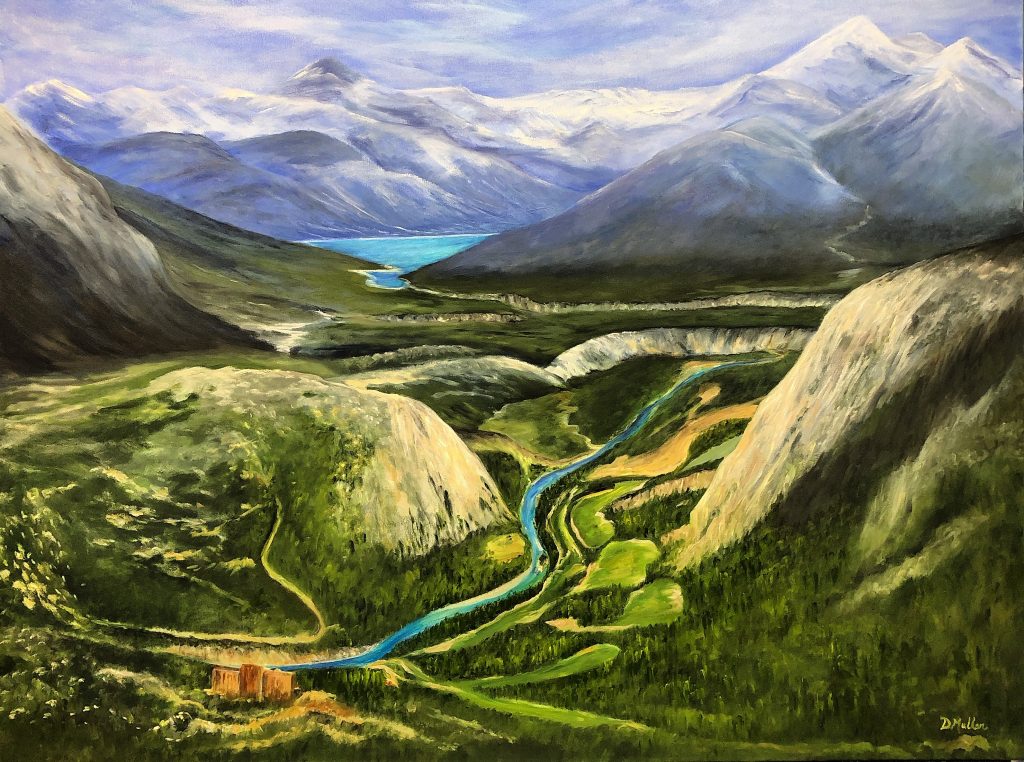 Banff, oil painting, Alberta, artist, Donna Muller